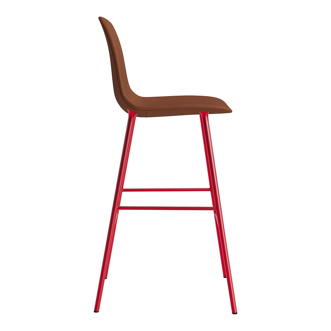 Modern Form Bar Chair - Fully Upholstered Counter Stool with Comfortable Seat - Perfect for Kitchen Islands, Breakfast Bars & Home Bars