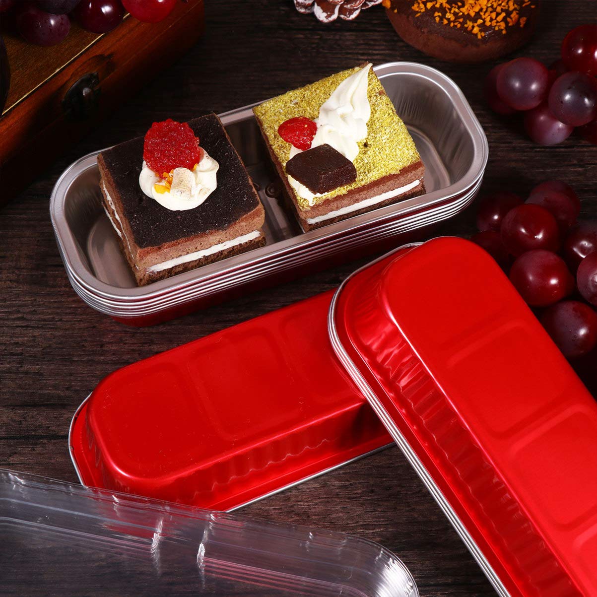 10-Piece Non-Stick Baking Pans Set - Premium Cupcake Muffin Dessert Mold for Home Baking, Party Treats & Holiday Cooking