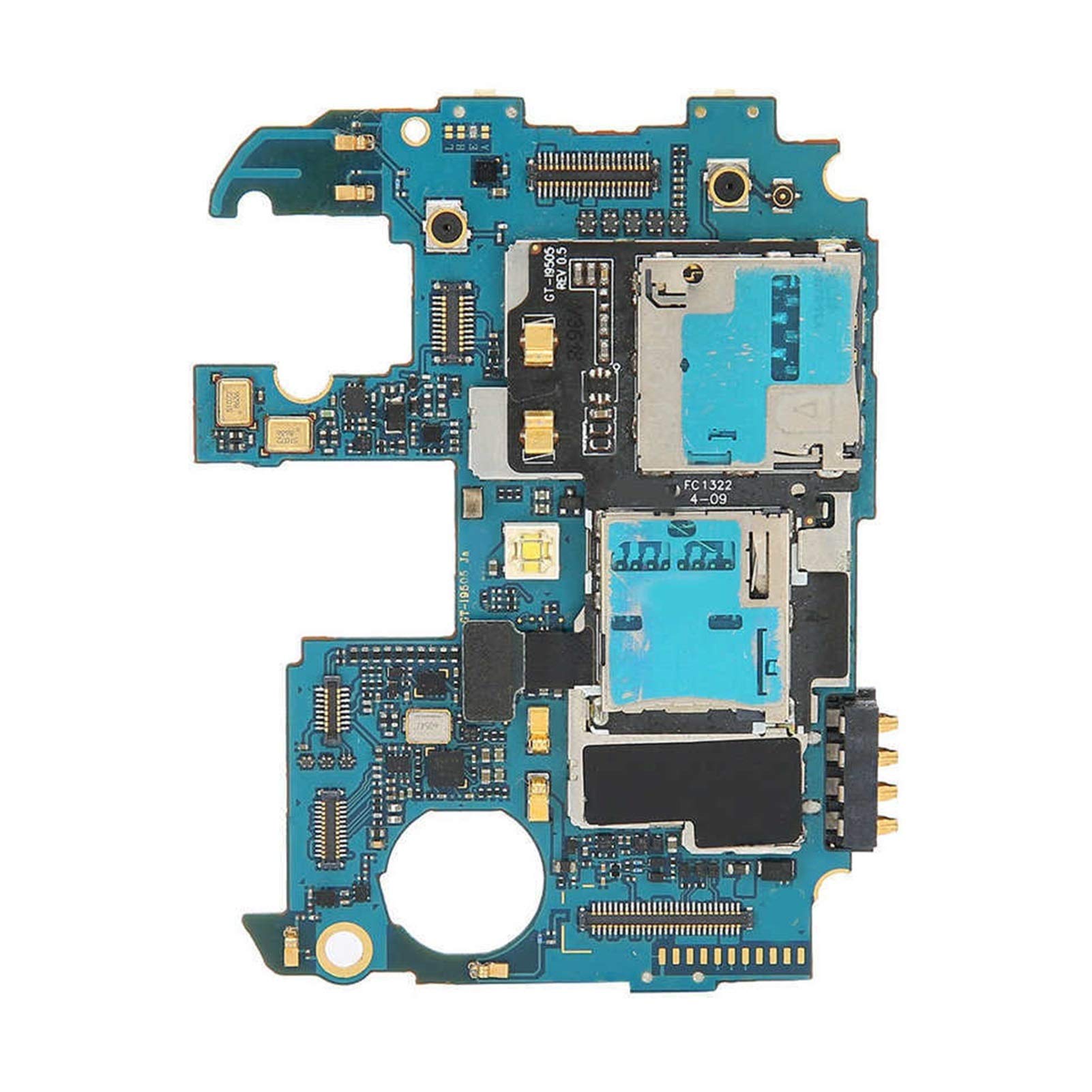 TOPOU Replacement ABS Durable Eco-Friendly Blue Mobile Phone Motherboard - Compatible with Samsung Smartphones | DIY Repair & Tech Enthusiasts