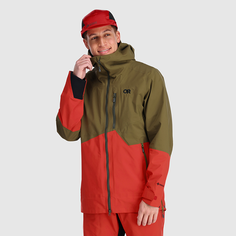 Men's Waterproof GORE-TEX Hemispheres II Jacket for Hiking, Camping & Outdoor Adventures - Windproof & Breathable Raincoat