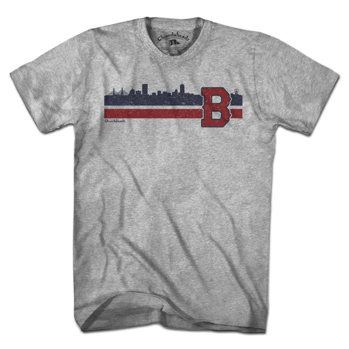 Chowdaheadz Boston Baseball Sideline T-Shirt - Unisex Vintage Soft Cotton Tee for Men & Women | Perfect for Game Day, Sports Events & Casual Wear
