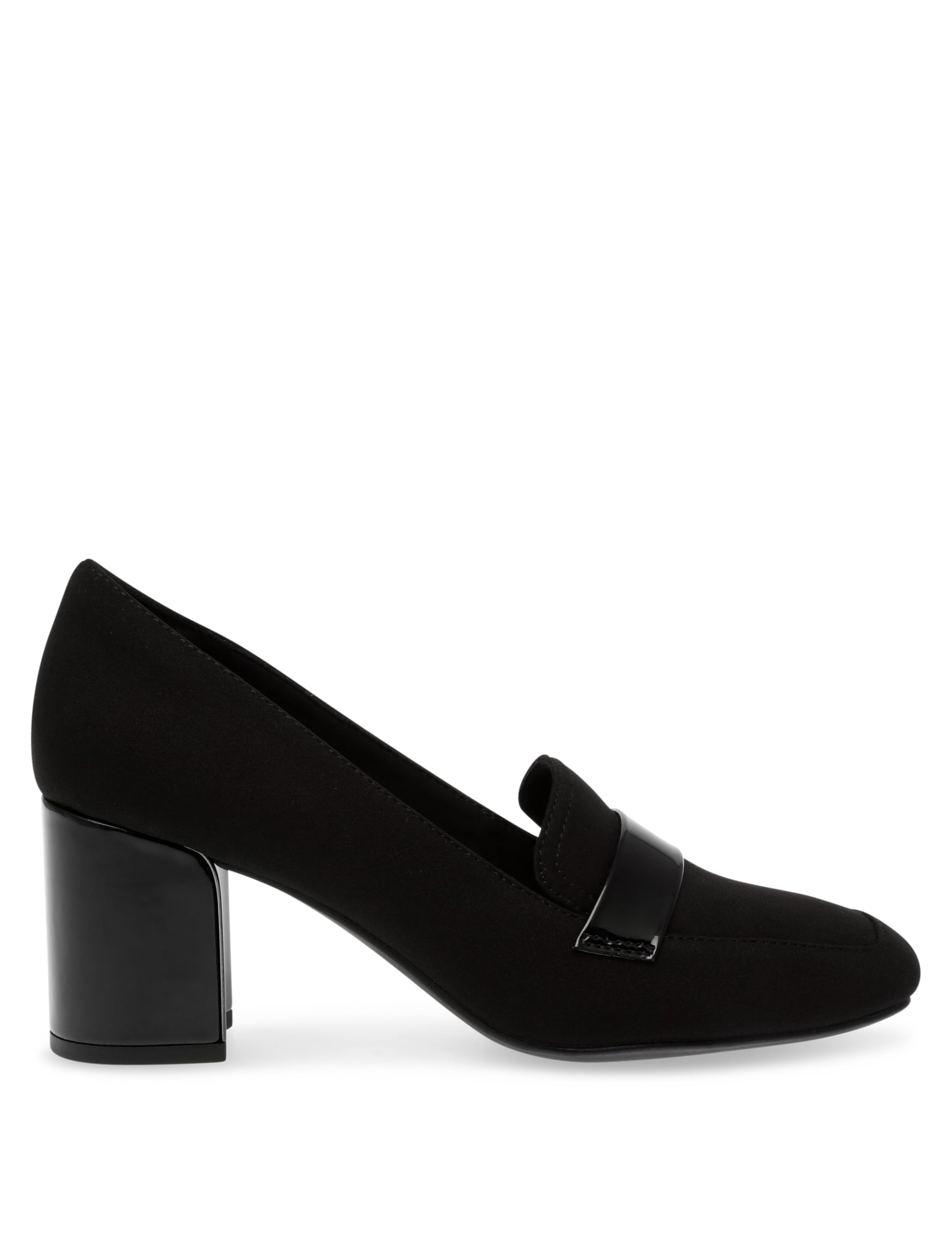 Anne Klein Women's Telepathy Slip-On Loafer Heels - Comfortable Dress Shoes for Work, Office & Business Casual Outfits