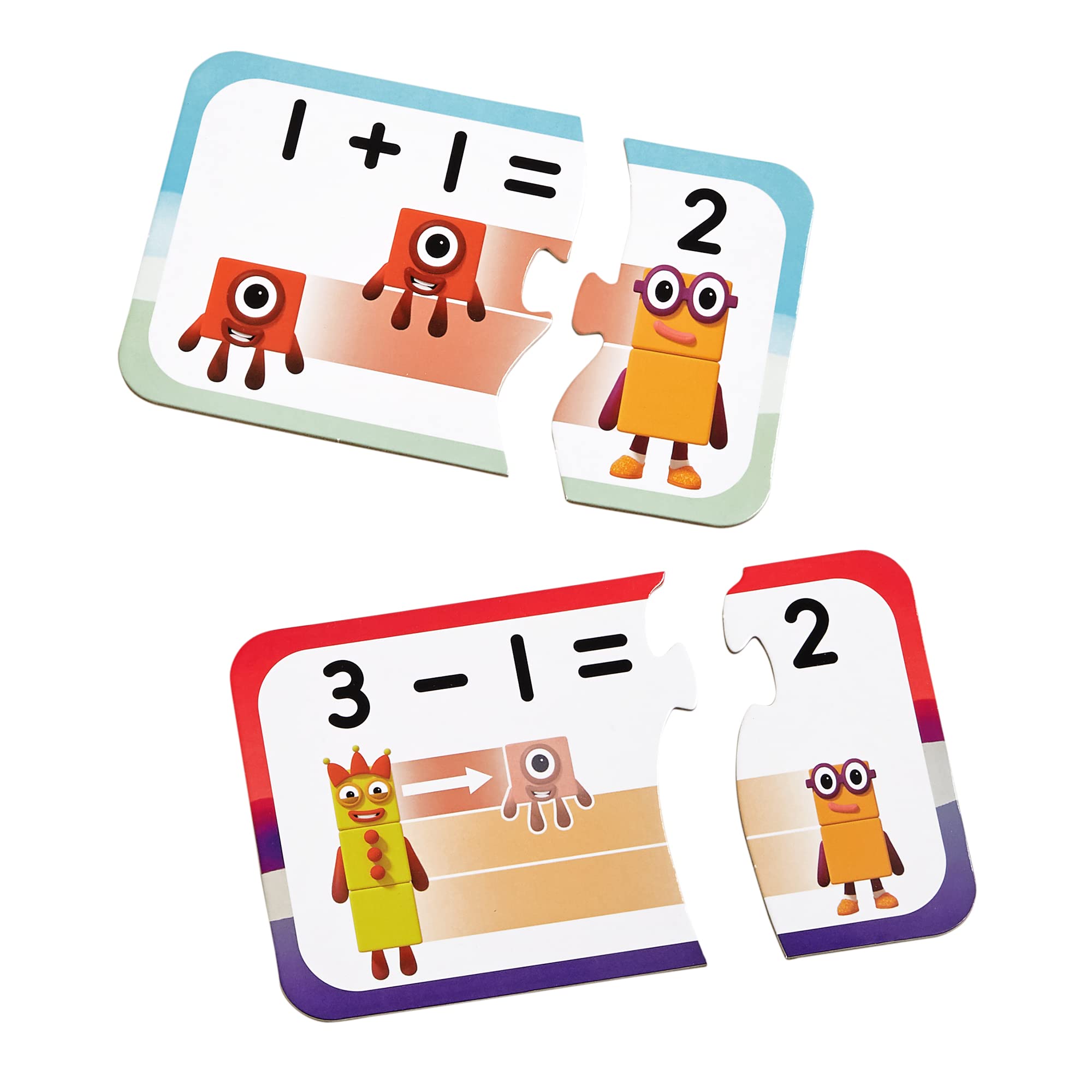 Numberblocks Adding and Subtracting Puzzle Set | Math Learning Toys for Preschool & Toddlers | Educational Matching Game for Kids | Perfect for Easter Basket Stuffers & Classroom Activities