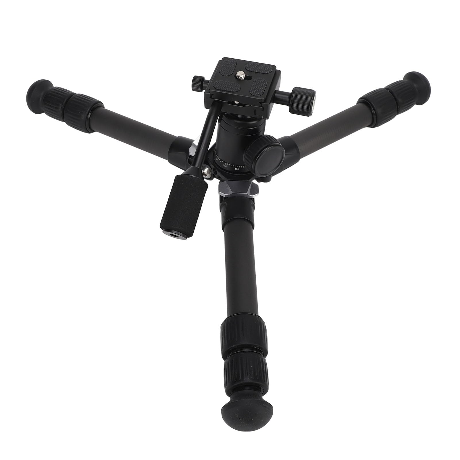 Carbon Fiber Tabletop Tripod with 360° Ball Head - Compact DSLR Camera Mini Tripod for Travel Photography, Vlogging & Live Streaming | Durable Portable Desktop Tripod Stand for Canon, Nikon, Sony Cameras