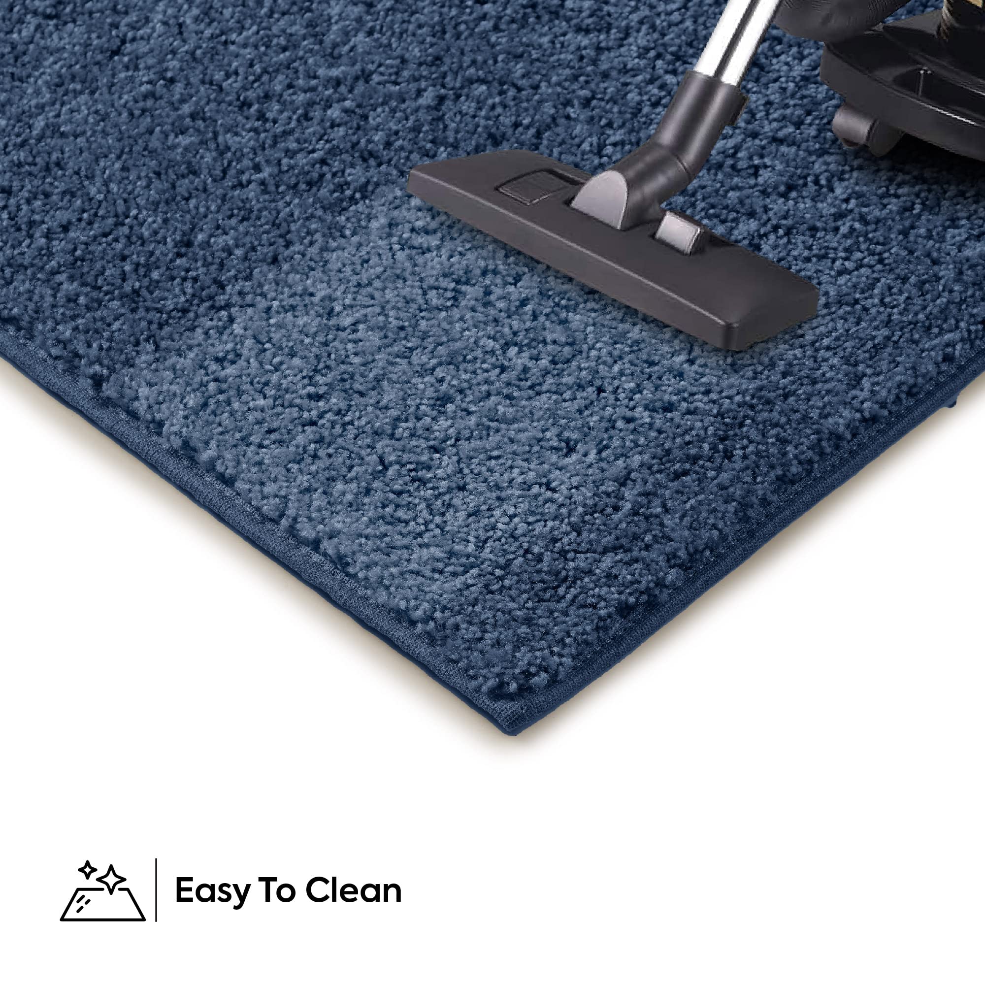 Ambiant Saturn Collection Pet Friendly Area Rugs Royal Blue - 6' Round Indoor Rug for Living Room, Bedroom, Dining Room | Non-Slip, Washable & Durable | USA Made | Perfect for Home Decor, Wedding Gifts & High Traffic Areas