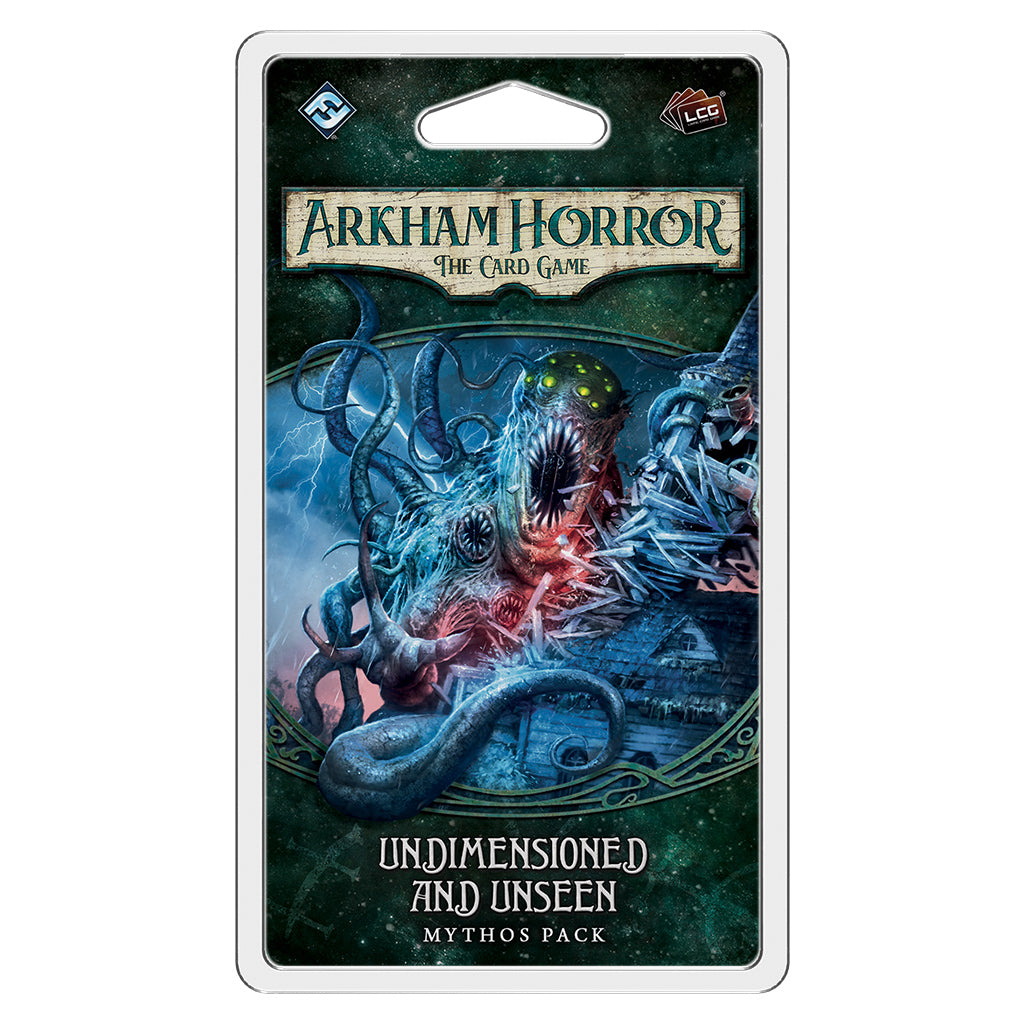 Arkham Horror LCG: Undimensioned and Unseen Expansion - Horror Card Game for Adults | Perfect for Game Nights & Lovecraftian Horror Fans