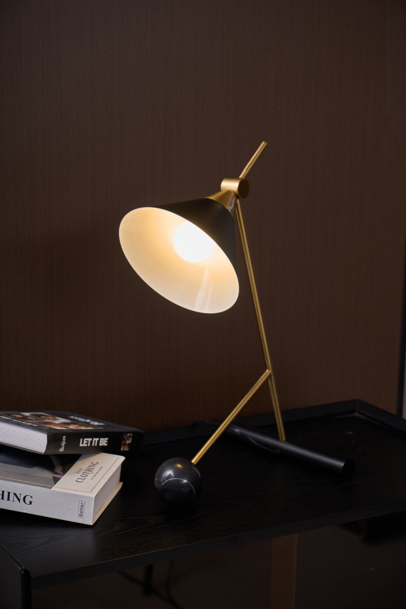 Cleo Table Lamp - Modern LED Desk Light with Adjustable Brightness for Home Office, Bedroom & Study Room - Perfect for Reading, Working & Decor