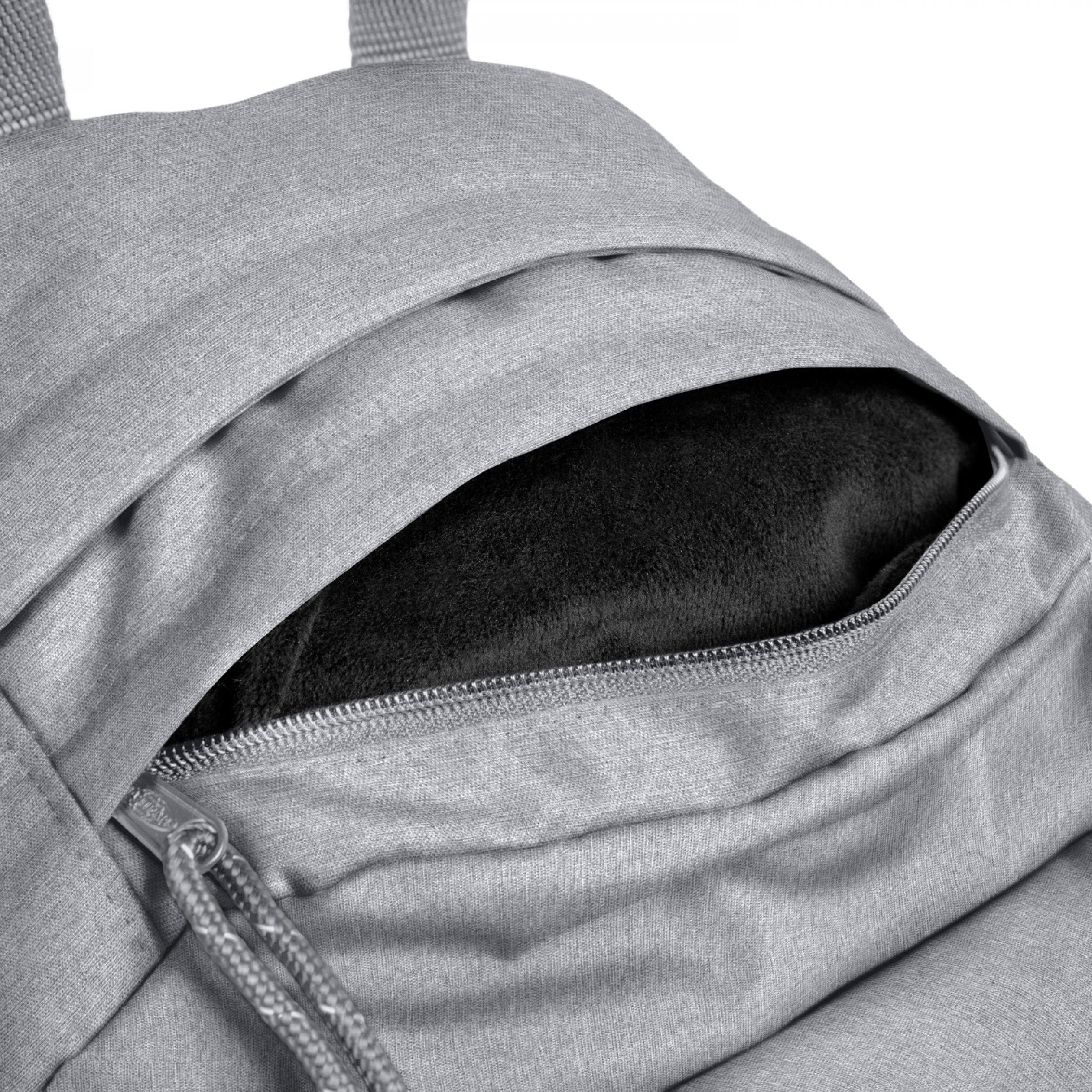 Eastpak Padded Double Backpack - Durable School & Travel Backpack with Laptop Compartment, Sunday Grey - Perfect for College, Work & Outdoor Adventures
