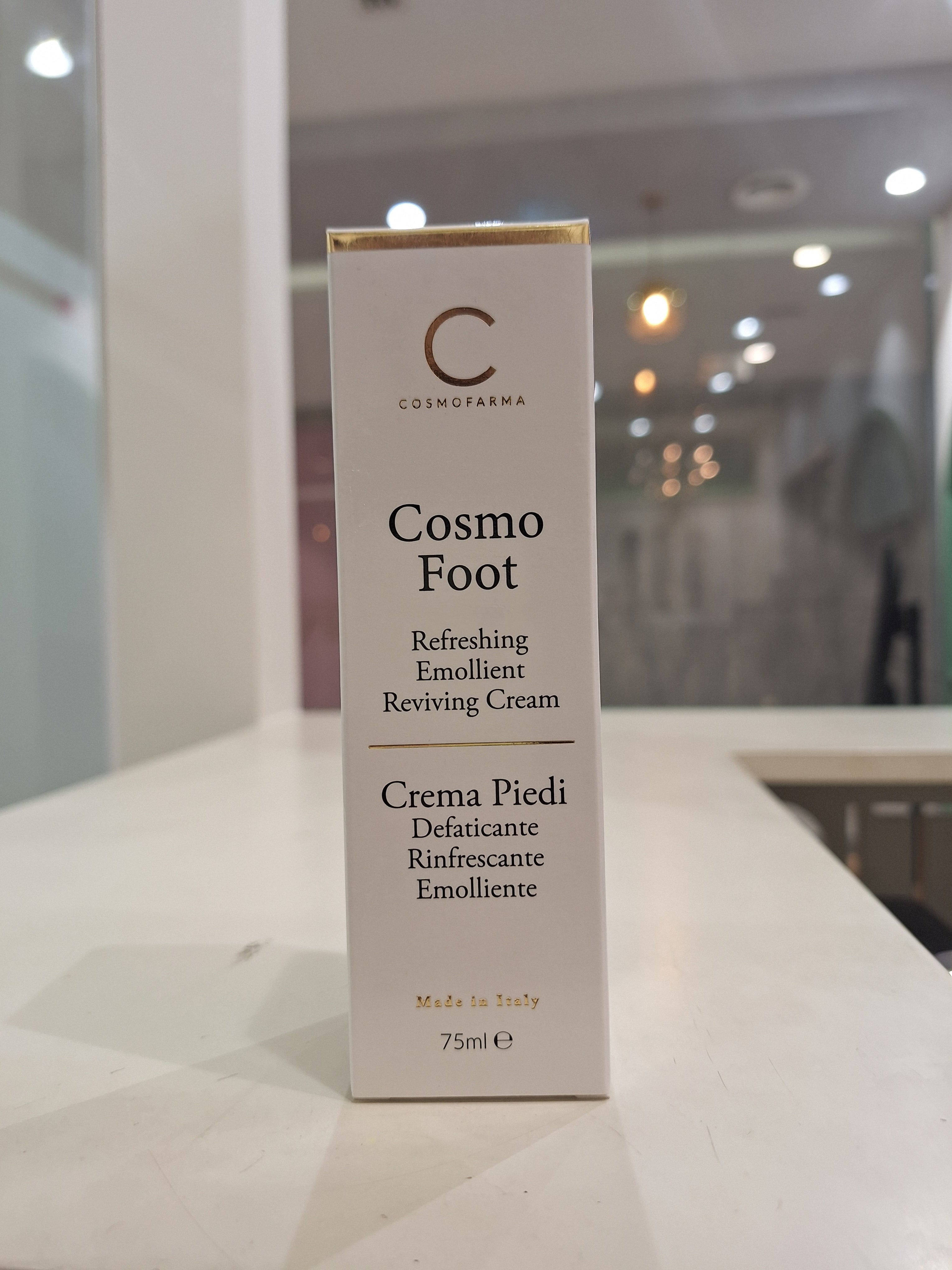 Cosmo Foot Cream 75ml - Moisturizing & Healing Foot Care for Dry Cracked Feet - Perfect for Daily Use, Pedicures & Post-Workout Recovery