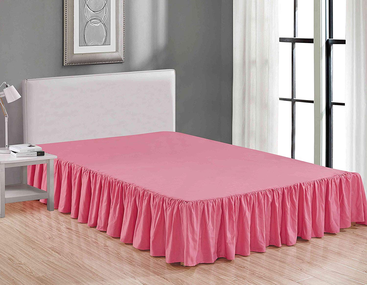 Luxury 8-Piece 500 GSM Satin Comforter Set - Twin/Twin XL Size, Soft & Silky Hotel Quality Bedding in Pink - Perfect for Guest Rooms, Dorms, and Cozy Bedrooms