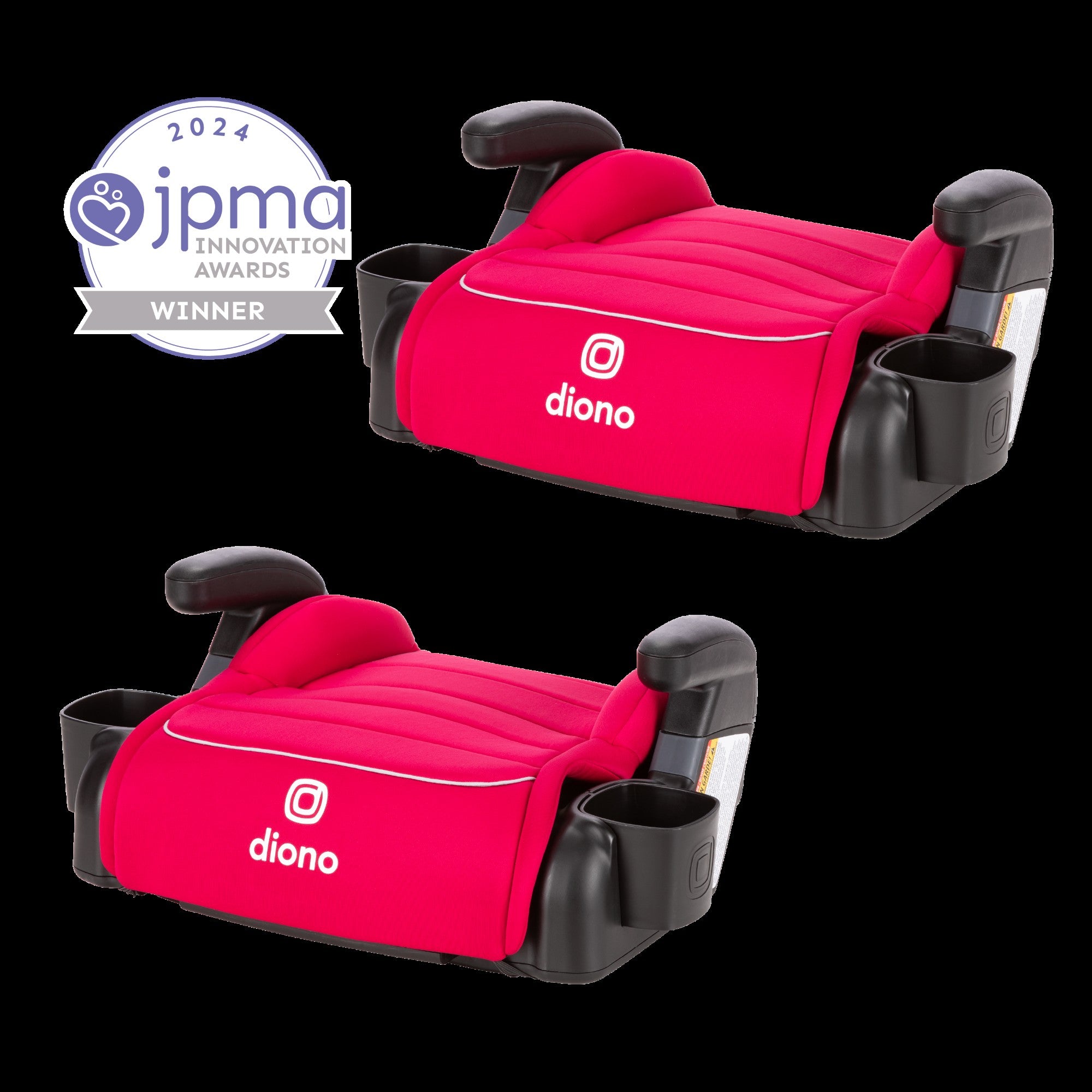 Diono Connect3 Backless Booster Car Seat - Pack of 2 | Lightweight & Portable for Travel, School & Playdates | Safety Certified for Kids 40-120 lbs