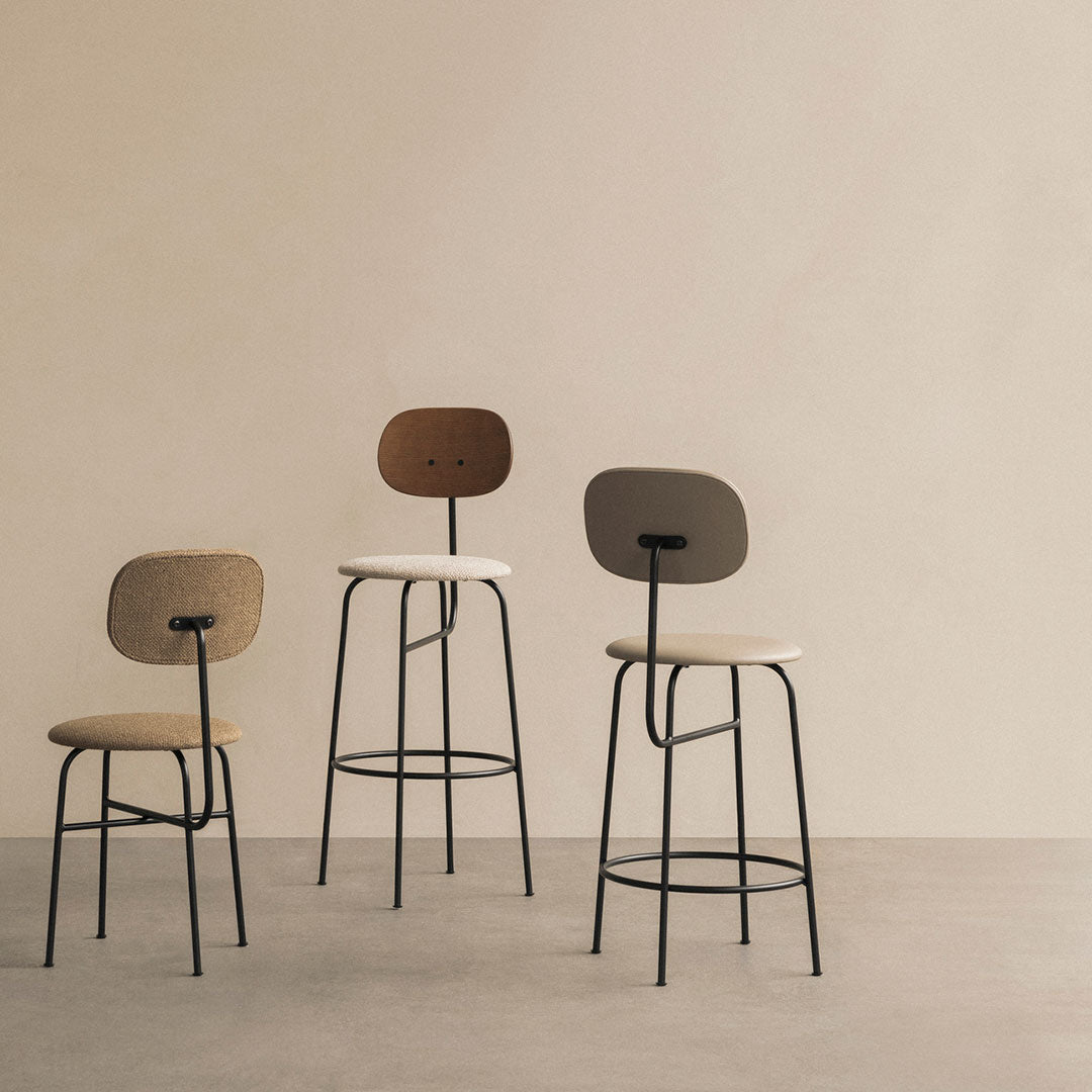 Afteroom Counter Chair Plus - Modern Minimalist Bar Stool for Kitchen Island, Breakfast Nook & Home Office - Adjustable Height & Comfortable Seat - Perfect for Dining, Entertaining & Small Spaces