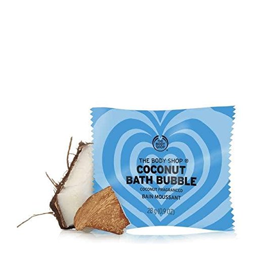 The Body Shop Coconut Bath Bubble 28g - Luxurious Coconut Scented Bubble Bath for Relaxing Spa Experience at Home | Perfect for Self-Care, Gift Giving & Stress Relief