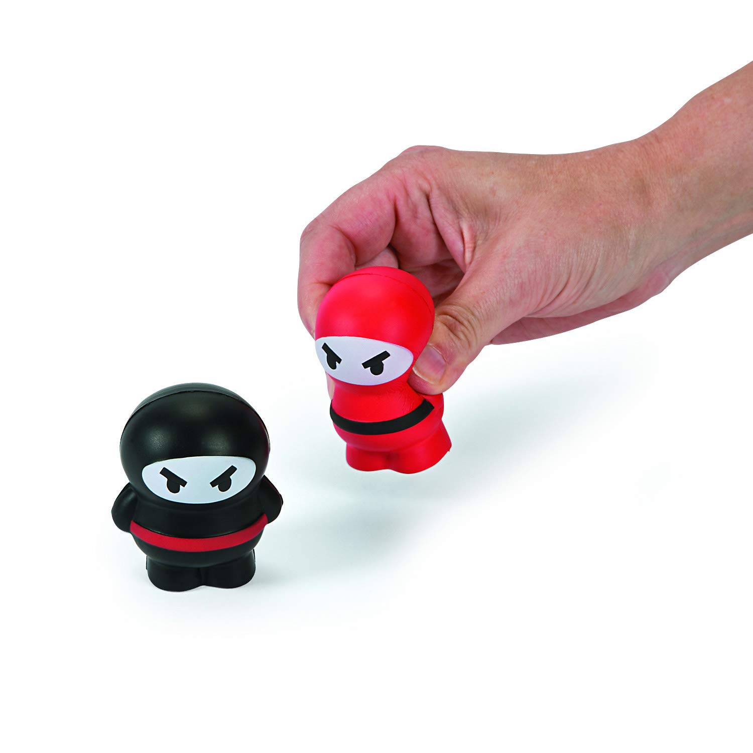 Ninja Stress Relief Toys - 12 Pack Squeeze Balls for Anxiety & Relaxation - Perfect for Birthday Gifts, Office Desk, Classroom & Travel Stress Relief