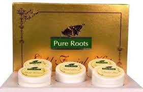 Pure Roots Gold Facial Kit (100g) - Brightening & Anti-Aging Skincare Set for Glowing Skin | Perfect for Daily Beauty Routine & Spa Night Self-Care