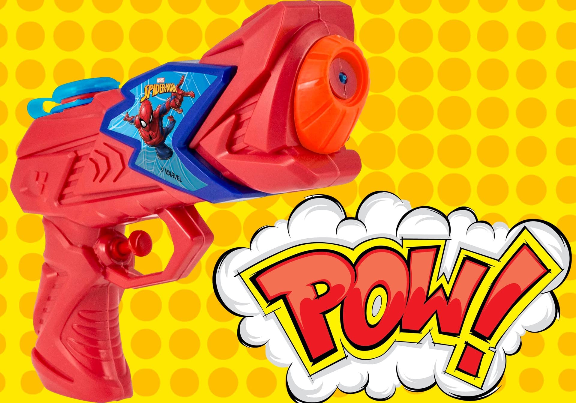 Marvel Spider-Man Water Blaster Toy Set - 24 Pack Red & Blue Superhero Water Guns for Kids & Adults - Fun Outdoor Pool Party, Beach, Summer Water Play Toys
