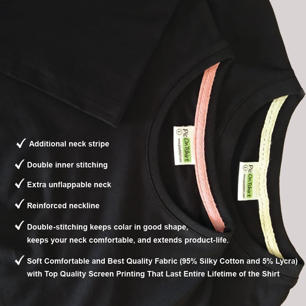 2 Pack Matching Couples Black Long Sleeve T-Shirts - Romantic Outfits for Date Night, Anniversary & Valentine's Day Gifts