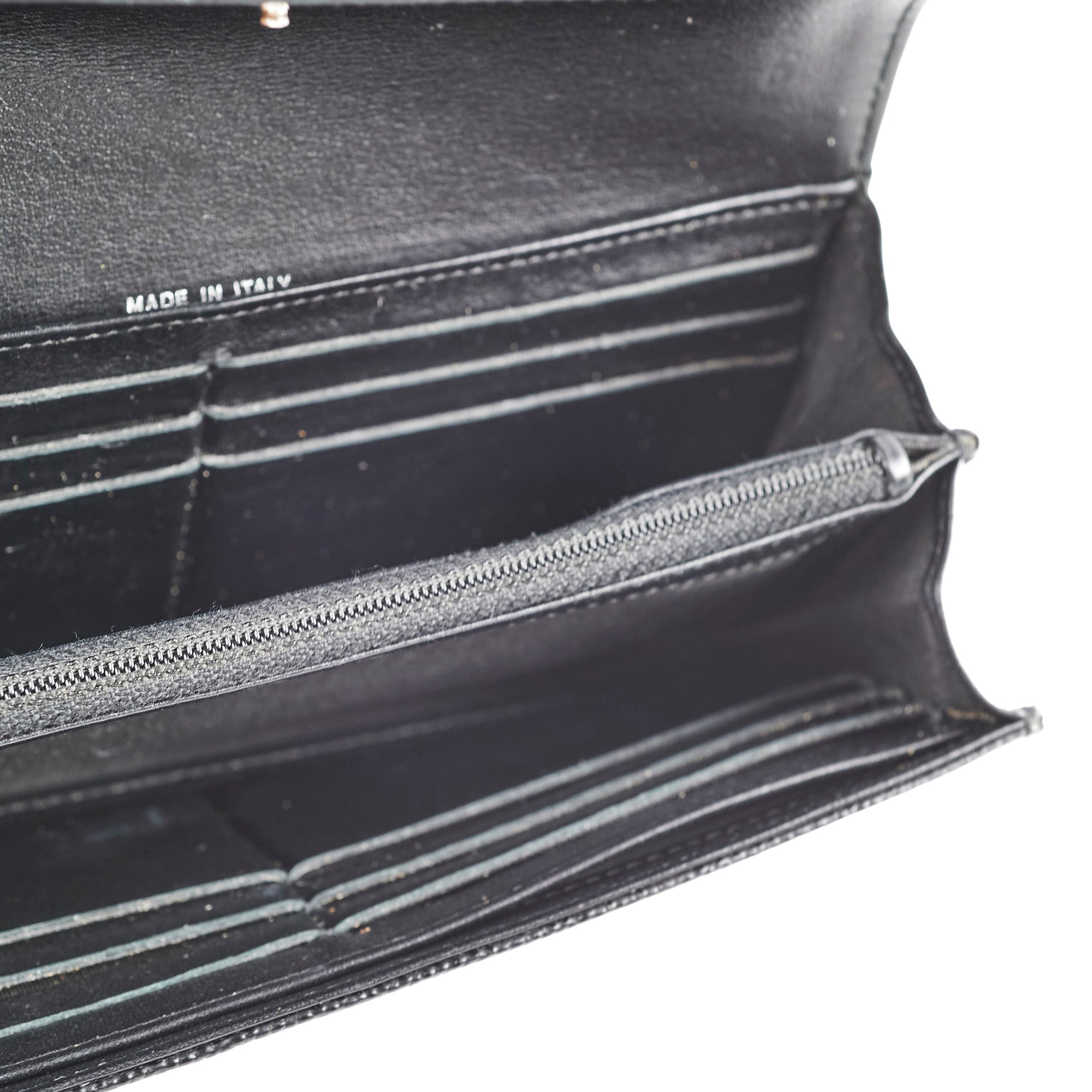 Chanel 18 Series Black Long Wallet for Women | Luxury Leather Zip Around Clutch | Perfect for Everyday Use, Travel & Special Occasions