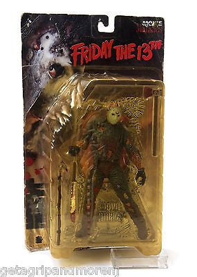 MCFARLANE TOYS 1994 Movie Maniacs Friday the 13th Jason Voorhees Action Figure - Horror Movie Collectible for Display & Halloween Decor