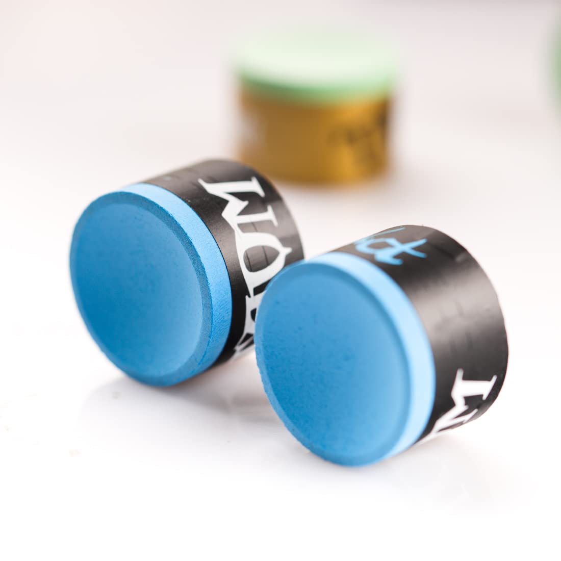 Premium TAOM Blue & Green Billiard Chalk - High-Performance Pool & Snooker Accessories for Smooth Cue Action - Perfect for Professional Players & Home Game Rooms