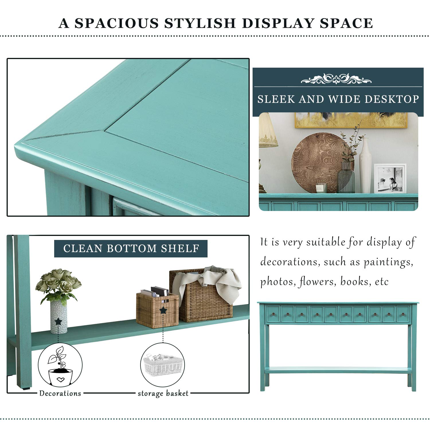 Merax Sofa Table - 60