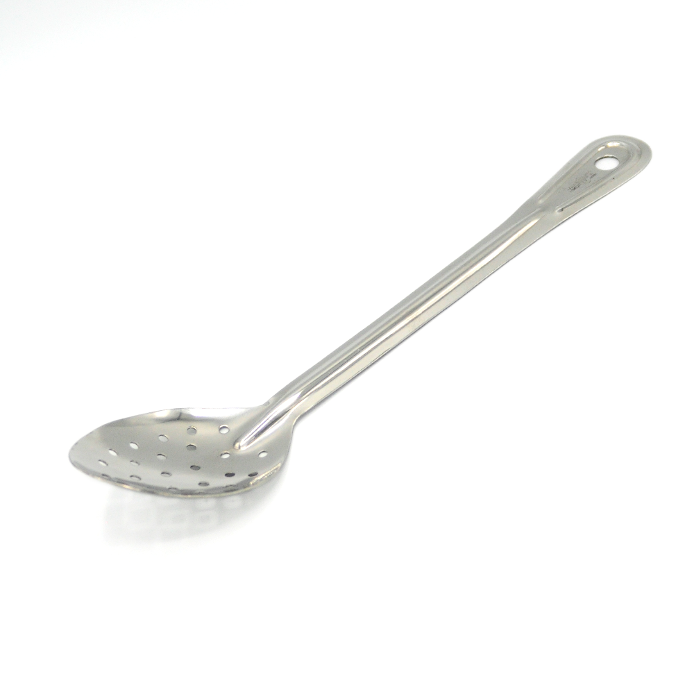 Stainless Steel Slotted Kitchen Spoon - Perfect for Draining Pasta, Vegetables & Cooking - Durable & Ergonomic Design for Easy Food Serving & Straining