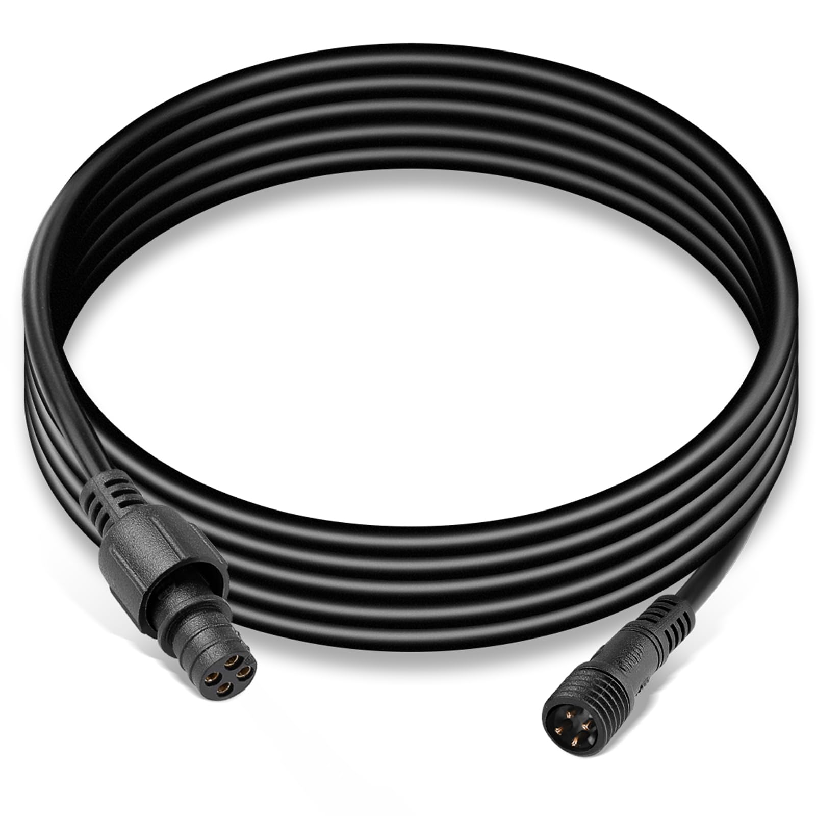 4 Pin RGB Extension Cable 9.8FT for LED Rock Lights - Compatible with 4/6/8/12 Pods Underglow Kits & Wheel Well Lights - Waterproof Wiring for Off-Road Vehicles, Trucks, and Car Customization