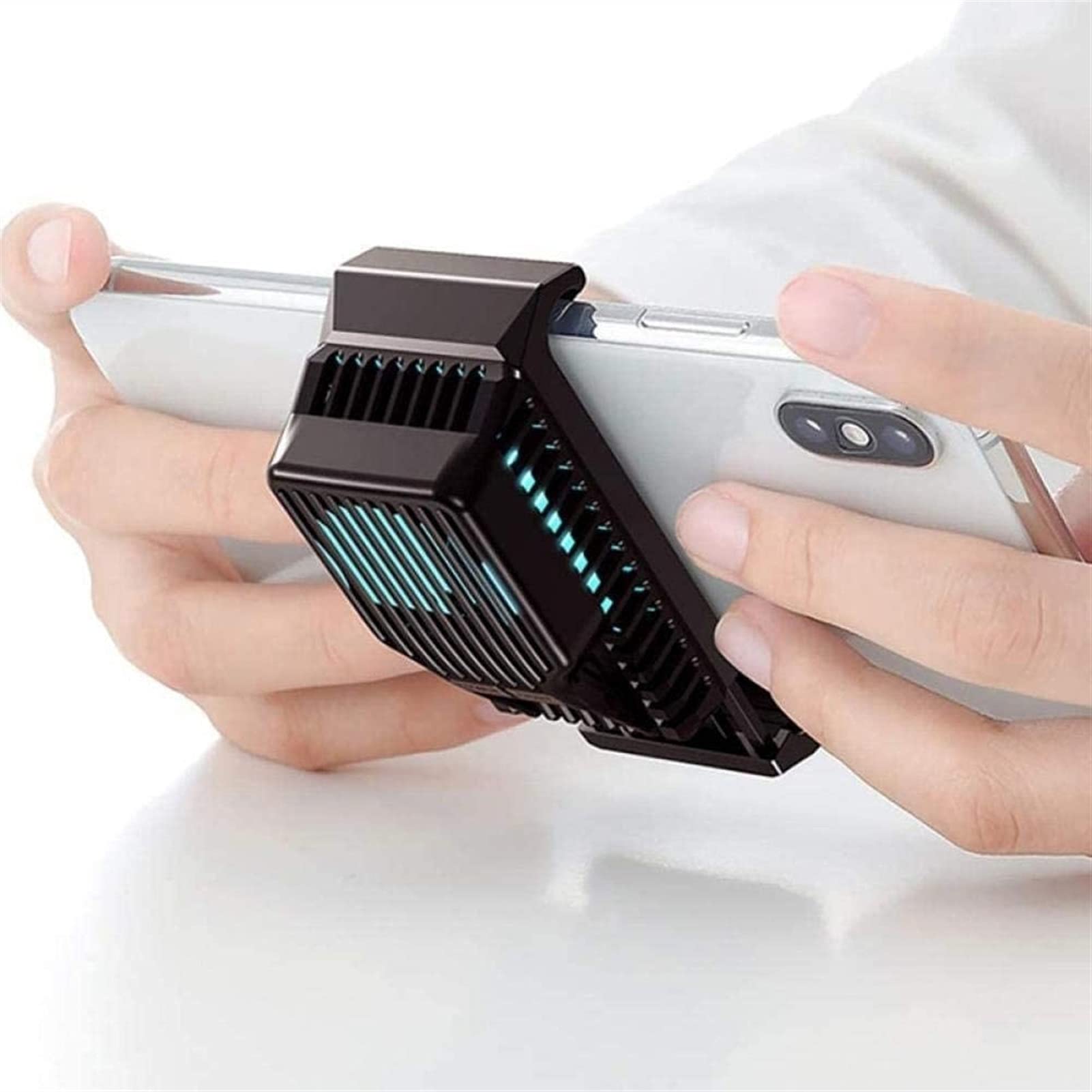 1 Second Fast Cooling Fan for Gaming & Smartphones - Semiconductor Heatsink Cooler for 2.63-3.46 inch iOS/Android Devices | Perfect for Live Streaming & Mobile Gaming