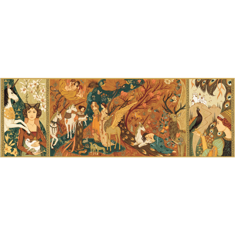 Unicorn Garden 500 Piece Jigsaw Puzzle for Adults & Kids - Fun Family Activity, Stress Relief & Home Decor