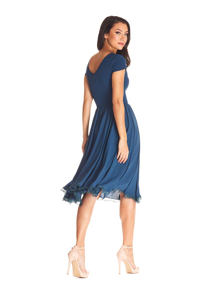 Dress the Population Women's Fernanda Mermaid Maxi Dress - Elegant Formal Gown for Weddings, Prom & Special Occasions