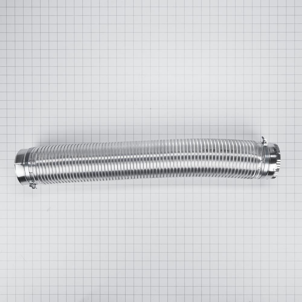 Amana 4396025BULK Dryer Secure Connect Vent Kit - Heavy Duty Aluminum Duct for Clothes Dryer Venting - Perfect for Home Laundry Room & RV Use