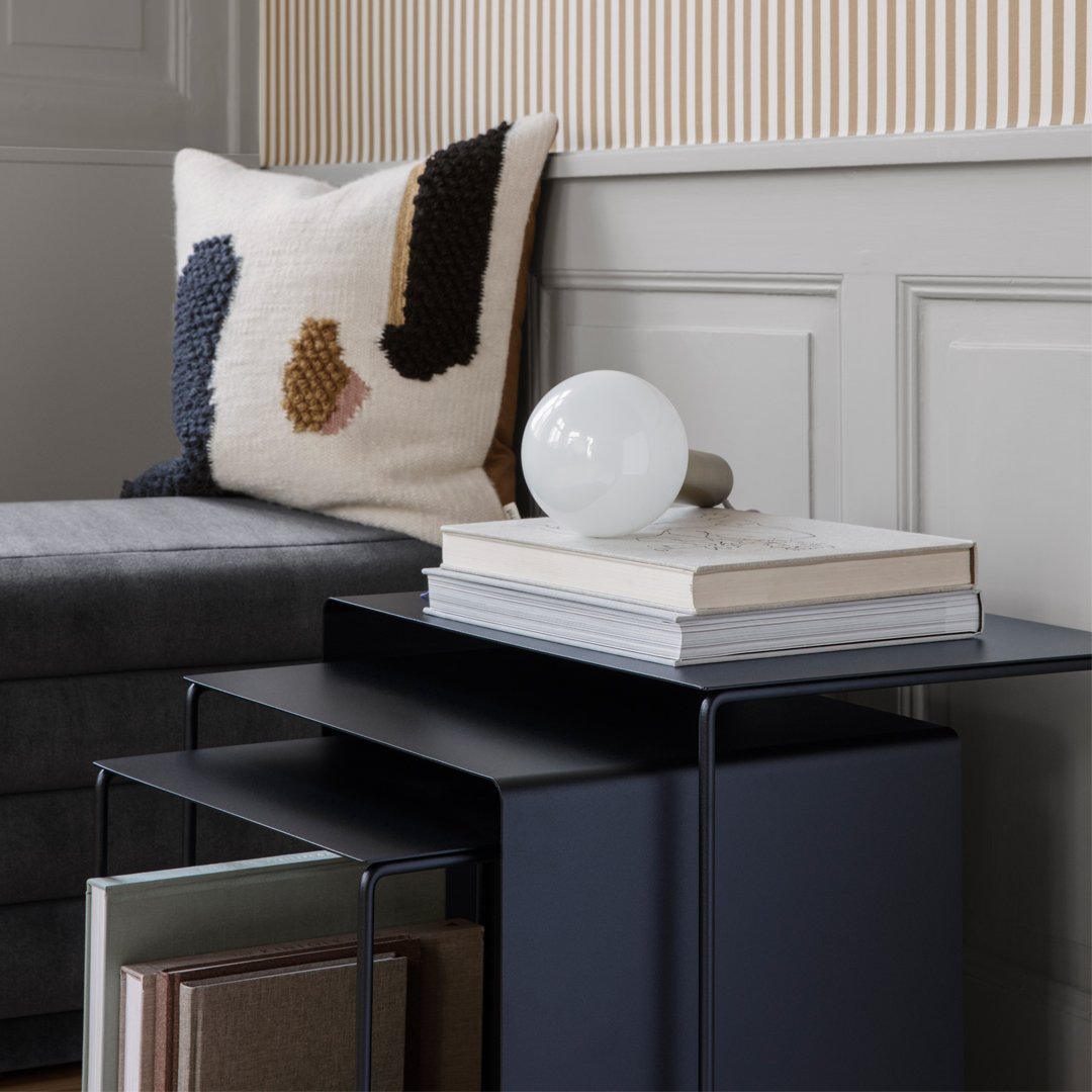 Stylish Cluster Tables Set of 3 - Modern Nesting Side Tables for Living Room, Bedroom & Office - Perfect for Small Spaces & Home Decor