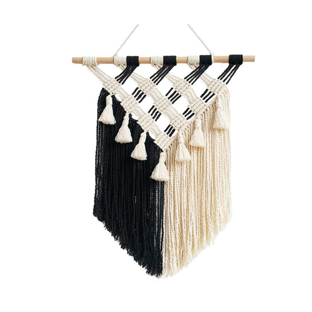 Clispeed Bohemian Tapestry Wall Hanging with Tassels - Chic Home Decor for Bedroom, Living Room, Dorm | Perfect for Boho Style, Meditation Spaces & Festival Decor