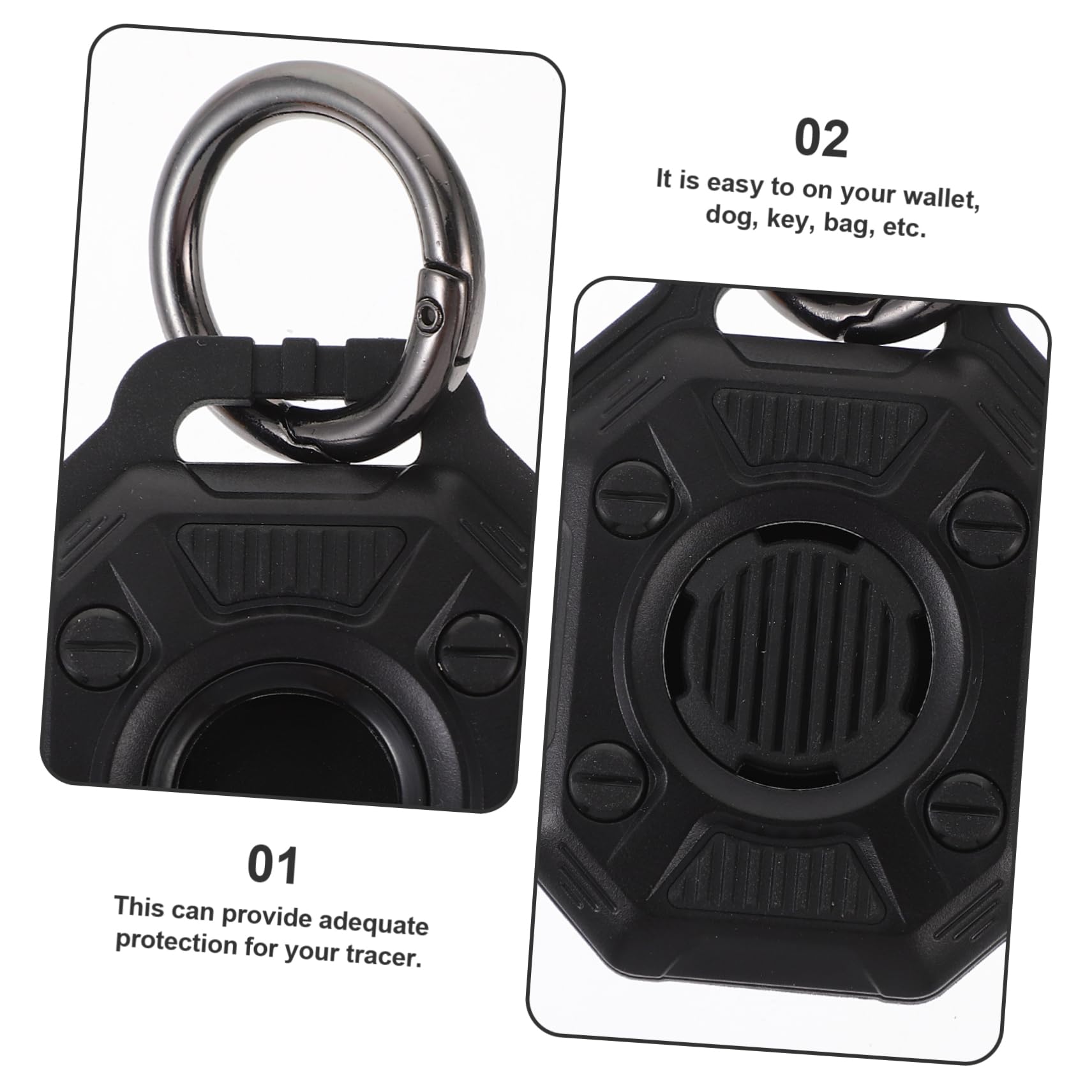 FELTECHELECTR Smart Tracker Case - Anti-Scratch TPU Cover for Pets & Travel