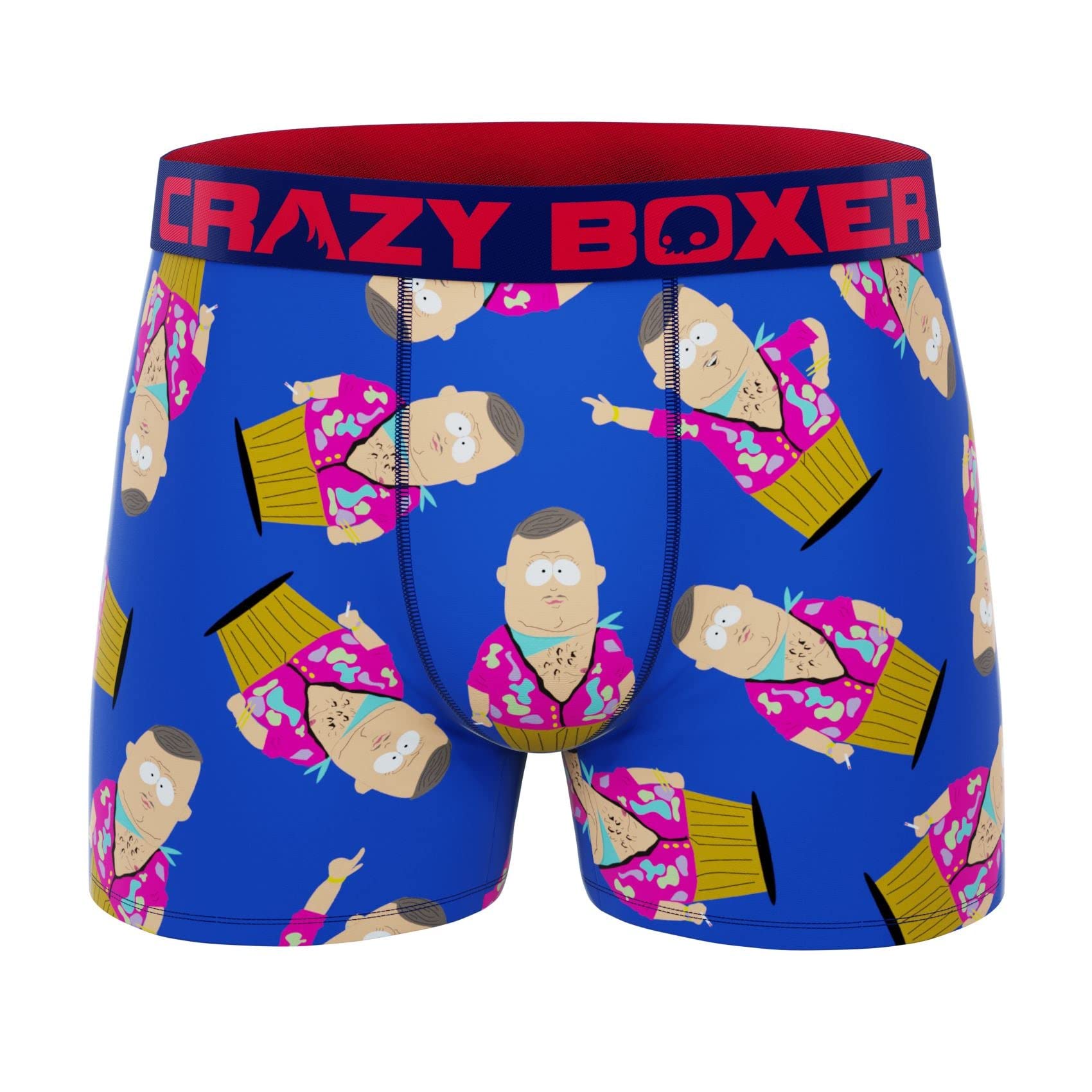 CrazyBoxer Men's South Park Cartoon Boxer Briefs - Soft Cotton Underwear for Daily Wear & Lounge