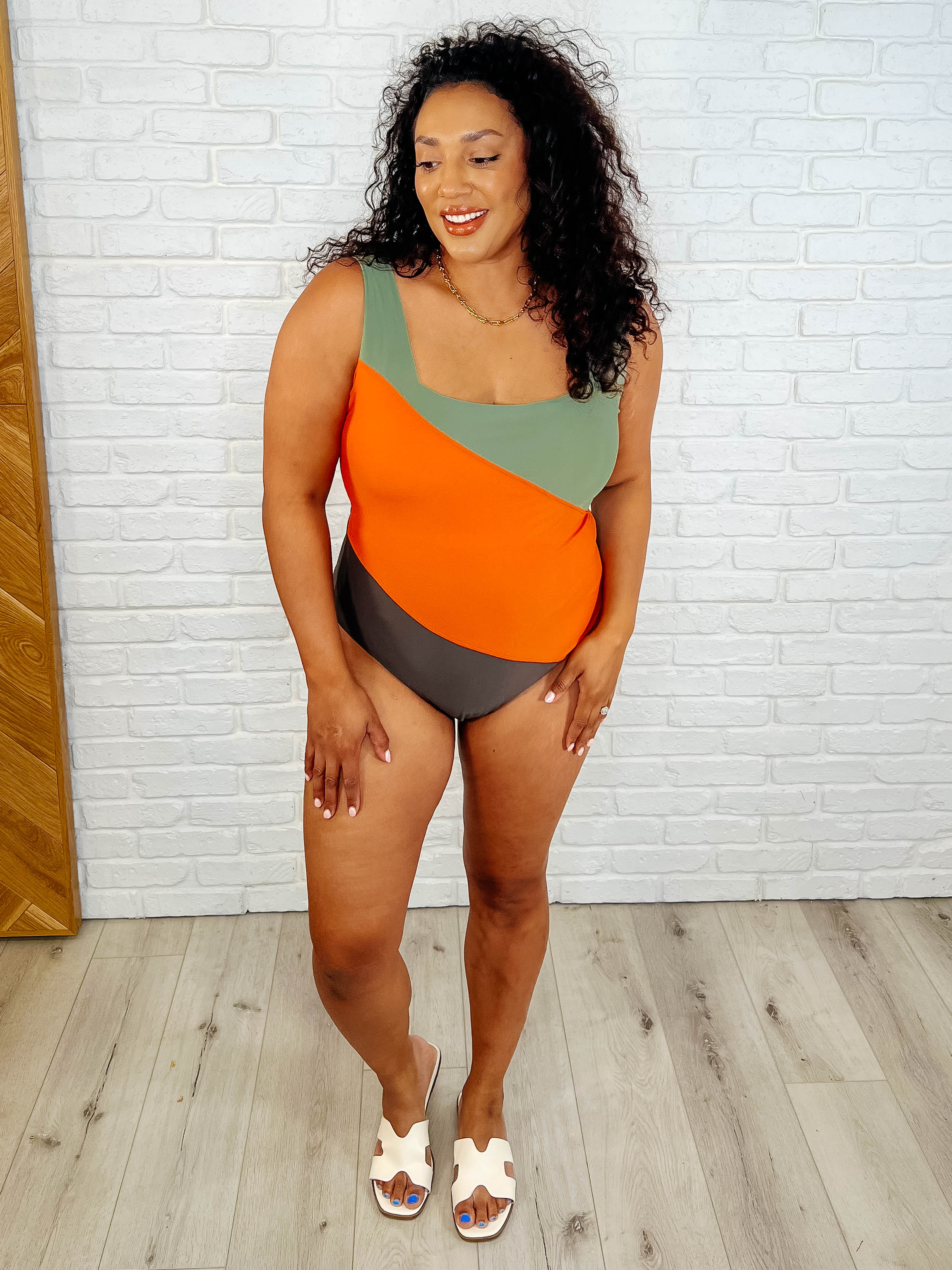 Stylish Cape Town Asymmetrical Striped One-Piece Swimsuit for Women - Perfect for Beach Vacations, Pool Parties & Summer Getaways