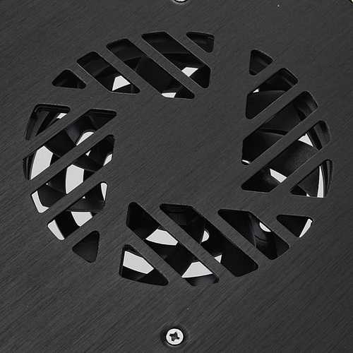 360° Foldable Aluminum Alloy Laptop Stand with Cooling Fan - Adjustable Height Laptop Tray for Bed, Sofa & Office - Includes USB Cable for Home & Travel Use