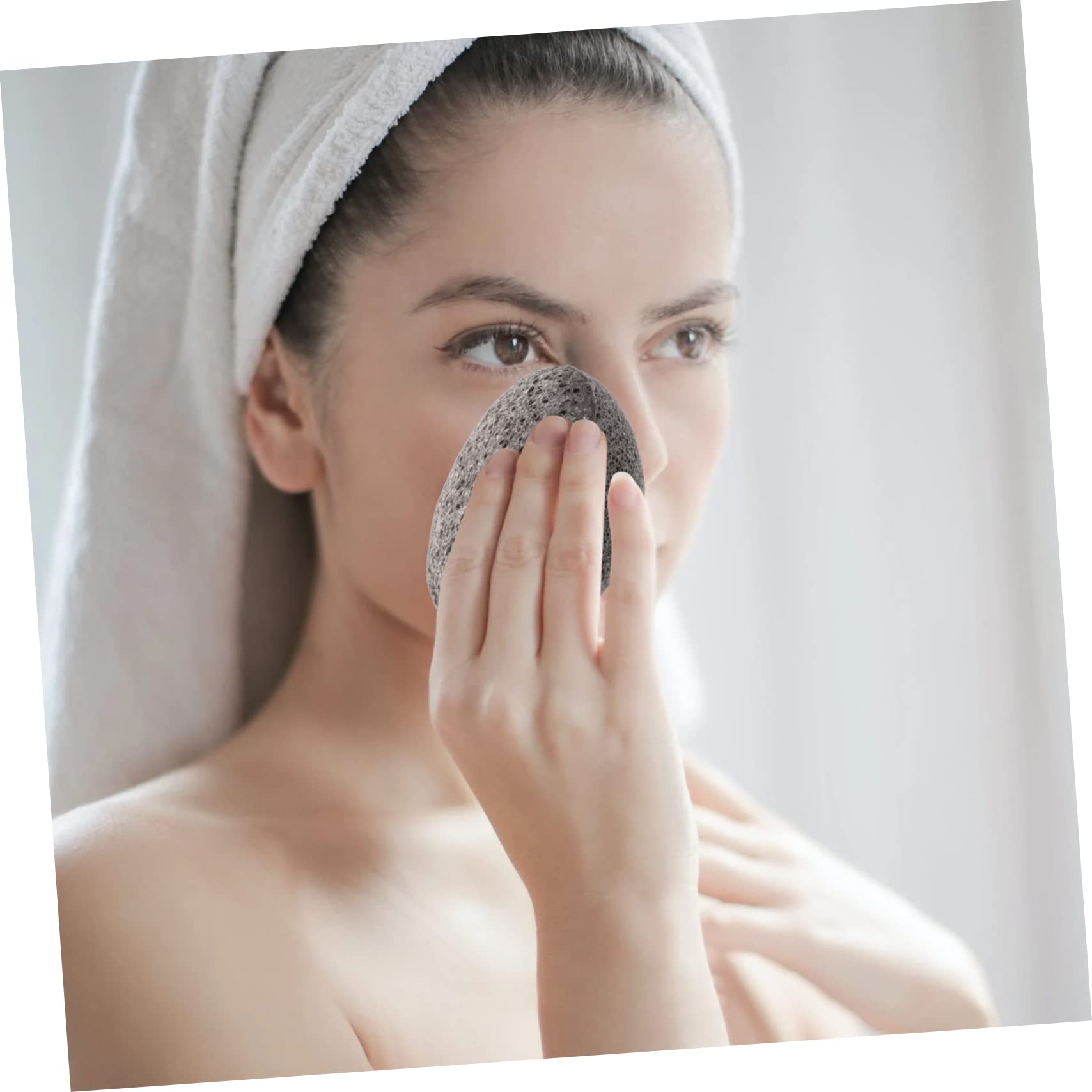 Angoily Soft Facial Cleansing Sponges for Makeup Removal - Gentle Exfoliating Wash Puff for Sensitive Skin | Perfect for Daily Face Cleansing & Travel Skincare Routine