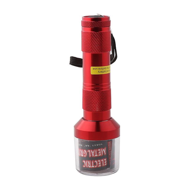 Premium Electric Torch Flashlight Grinder - Durable Aluminum Alloy Herb & Tobacco Crusher - Perfect for Camping, Hiking & Outdoor Adventures