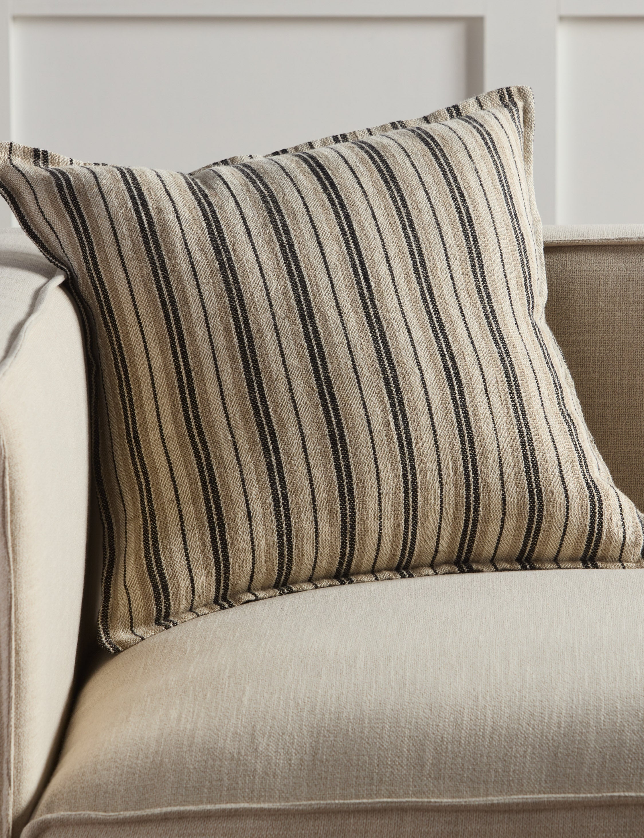 Baptiste Linen Pillow - 100% Natural Linen Cover, Breathable & Hypoallergenic - Perfect for Bedroom, Living Room, or Nursery Decor