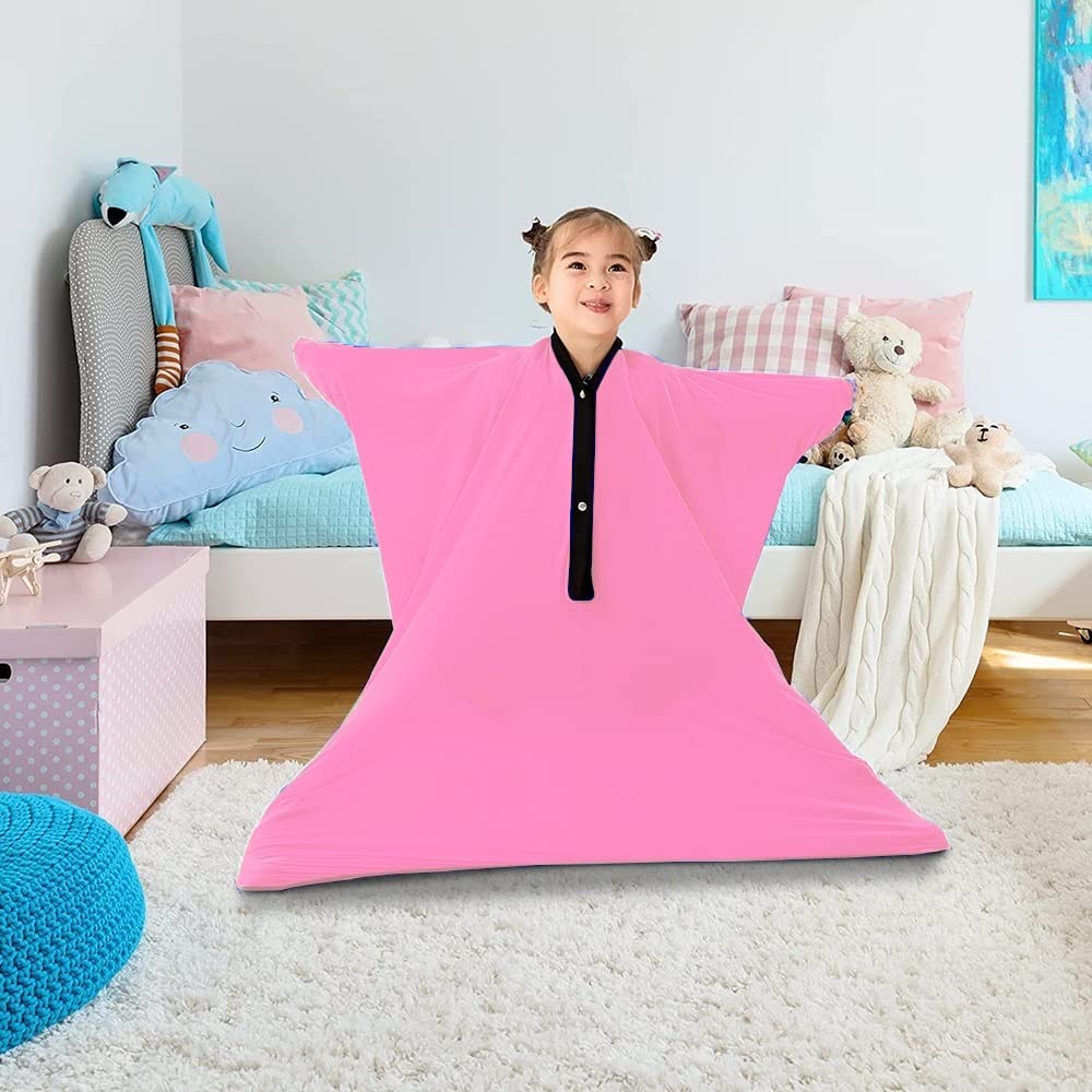 Breathable Stretchy Body Sock for Kids 3-5 Years Old - Sensory Training Sack for Stress Relief & Self Calming - XL Size (165x74cm) - Perfect for Relaxation, Autism Therapy & Indoor Playtime