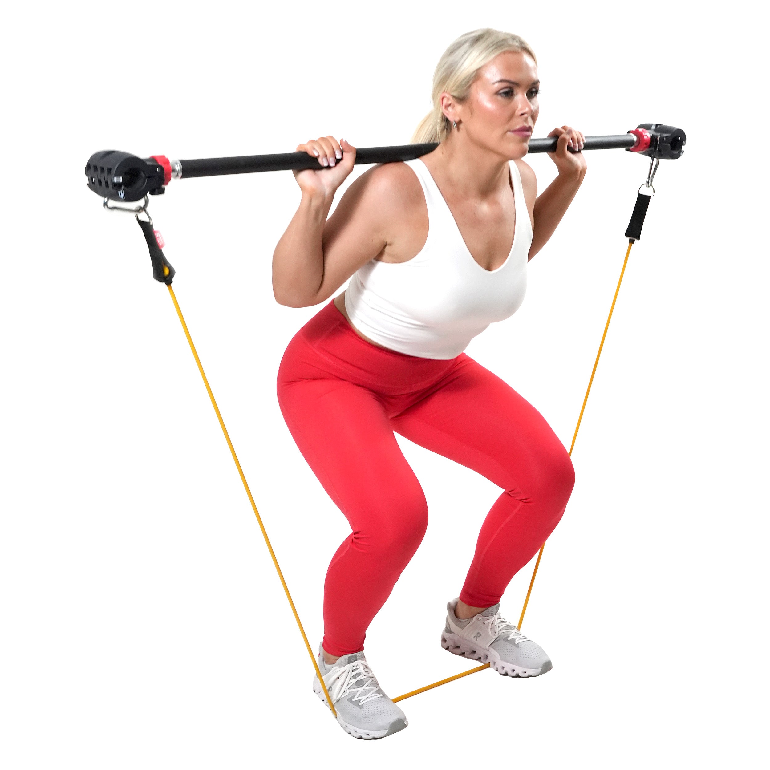 PRCTZ Training Modular Barbell - Home Gym Dumbbell to Barbell Converter Kit for Strength Training, Weightlifting & CrossFit | Perfect for Home Workouts, Garage Gyms & Fitness Enthusiasts