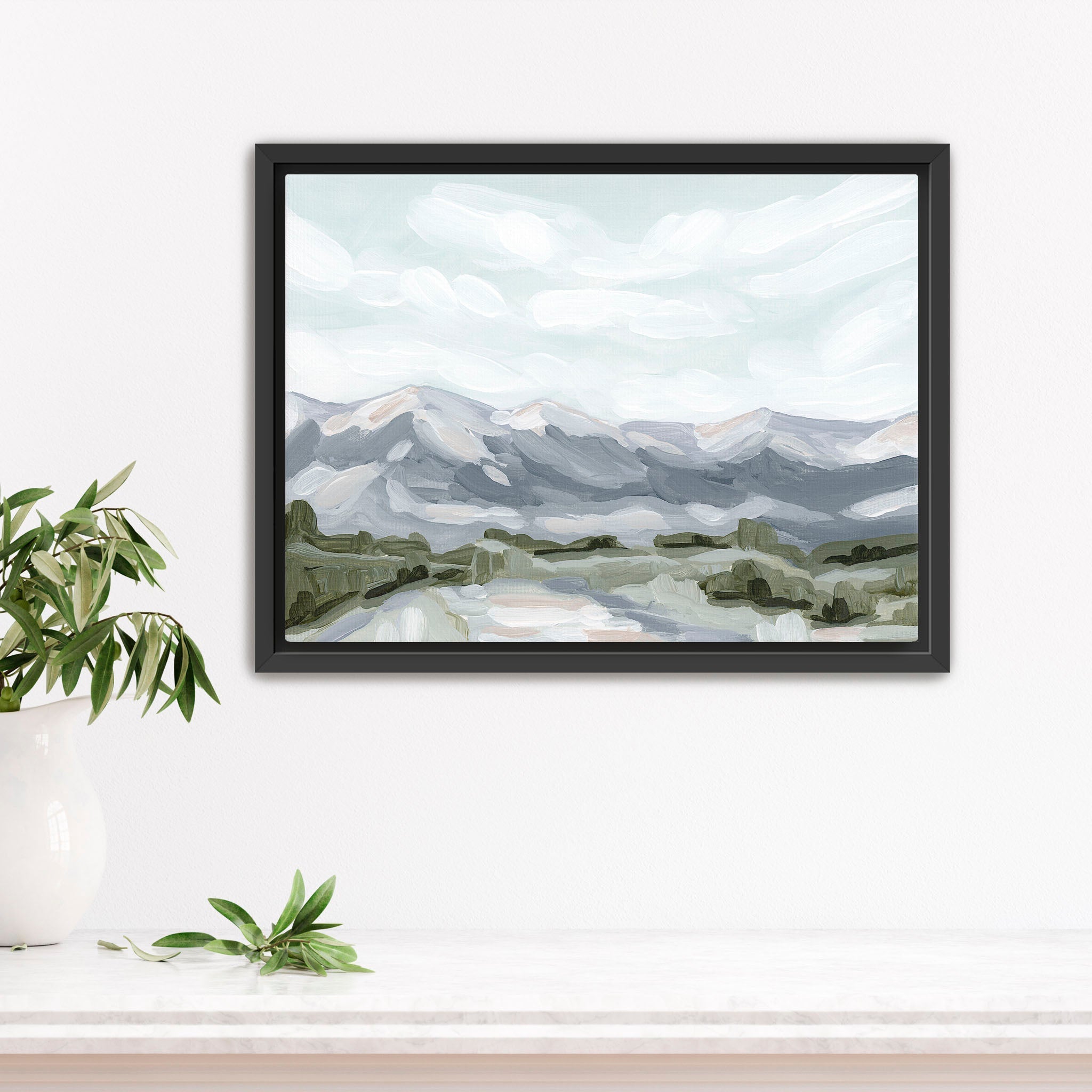 Breckenridge Art Print - Stunning Mountain Landscape Wall Decor for Home & Office | Perfect for Living Room, Bedroom & Office Spaces