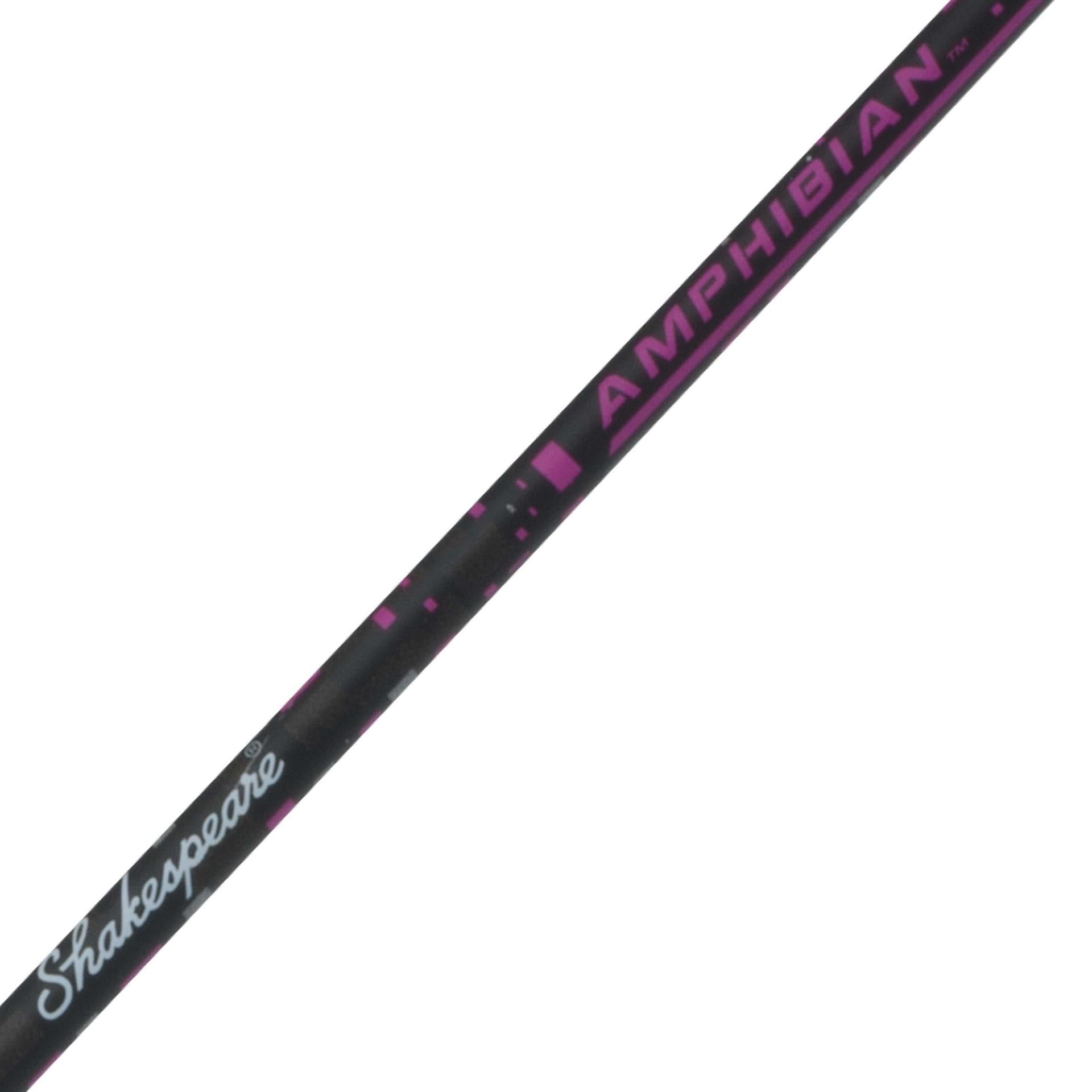 Amphibian® Spinning Fishing Rod and Reel Combo - Lightweight Graphite Freshwater/Saltwater Fishing Gear for Bass, Trout, Walleye - Perfect for Shore Fishing, Boat Angling, and Tournament Casting