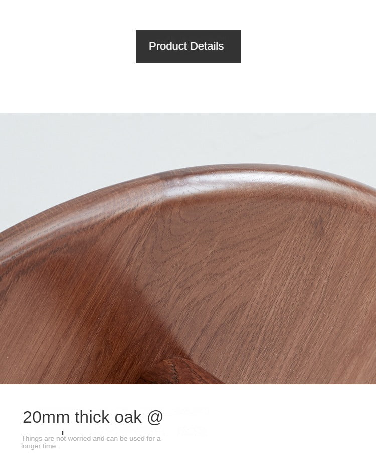 Solid Oak Wood Side Table - Rustic End Table for Living Room, Bedroom, or Patio - Perfect for Coffee, Books, and Decor