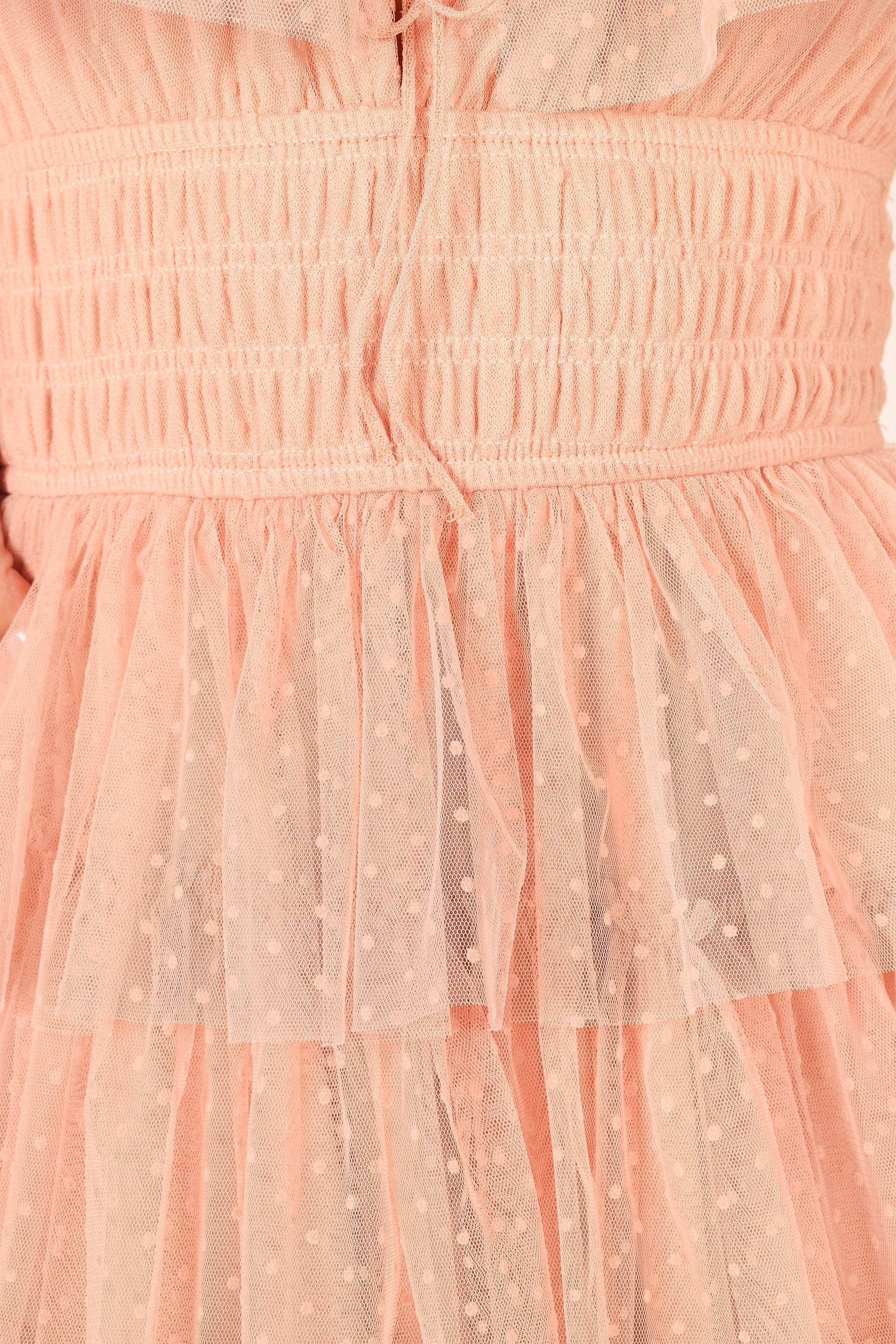 Belle Maxi Dress in Blush - Elegant Flowy Long Dress for Women | Perfect for Weddings, Parties & Summer Outfits
