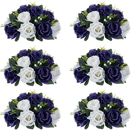 Navy Blue & White