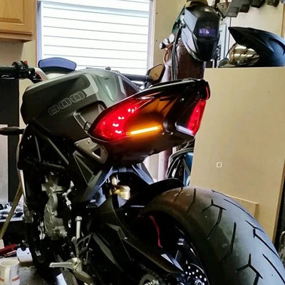 MV Agusta Dragster 800 LED Rear Turn Signals - High Visibility Motorcycle Indicators for Night Riding & Safety
