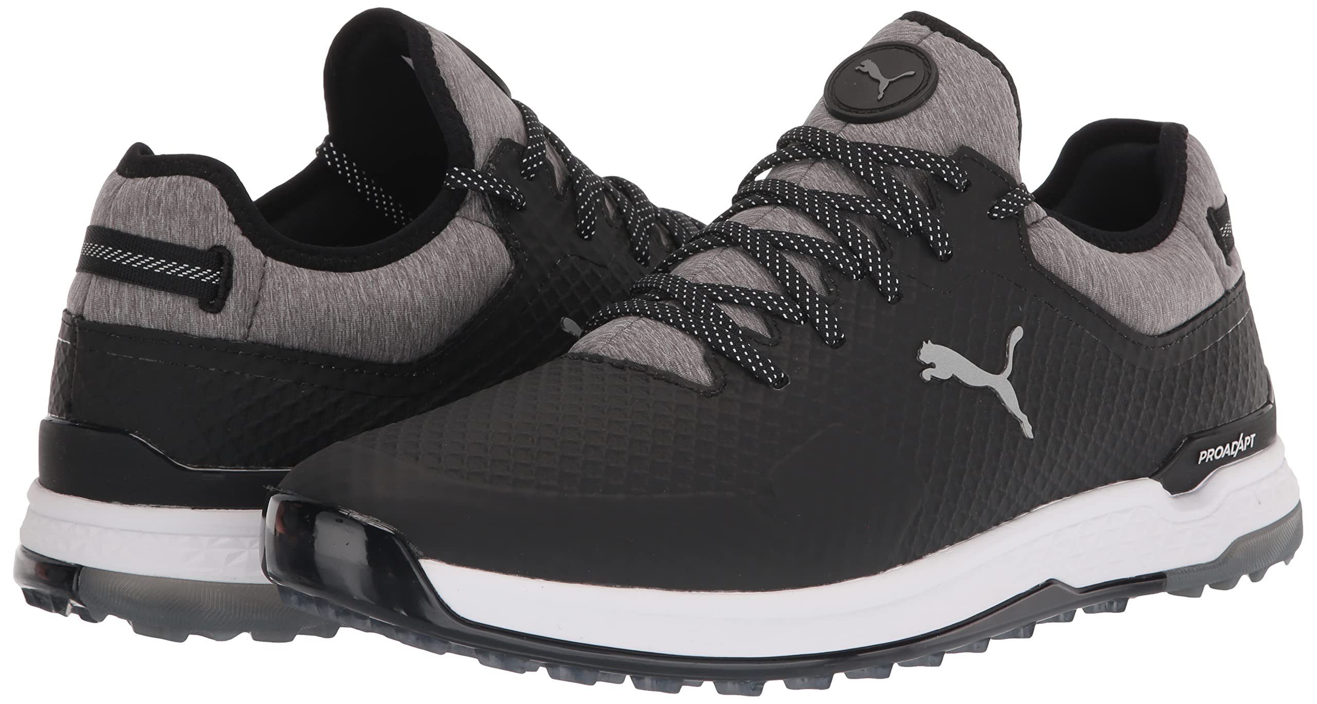 PUMA GOLF Men's Proadapt Alphacat Spiked Golf Shoes - Waterproof & Comfortable for Walking - Perfect for Golf Course & Outdoor Sports