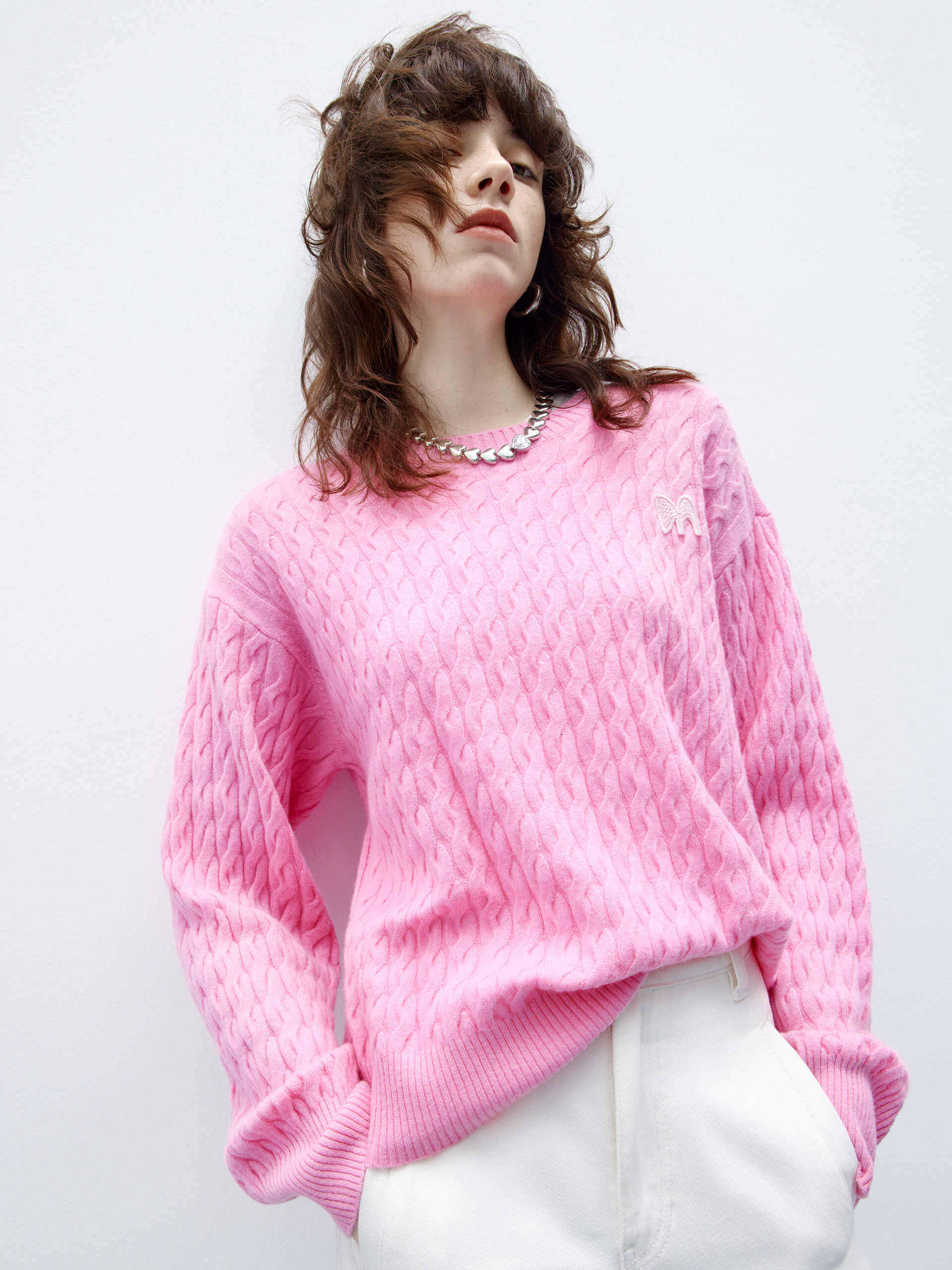 Cozy Cable Knit Sweater for Women - Soft Winter Pullover with Textured Design - Perfect for Casual Outfits, Office Wear & Holiday Gatherings